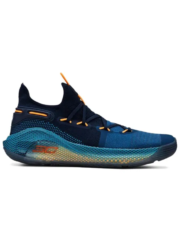Кроссовки curry 6 'underrated' Under Armour — изображение 2 из 4, синий