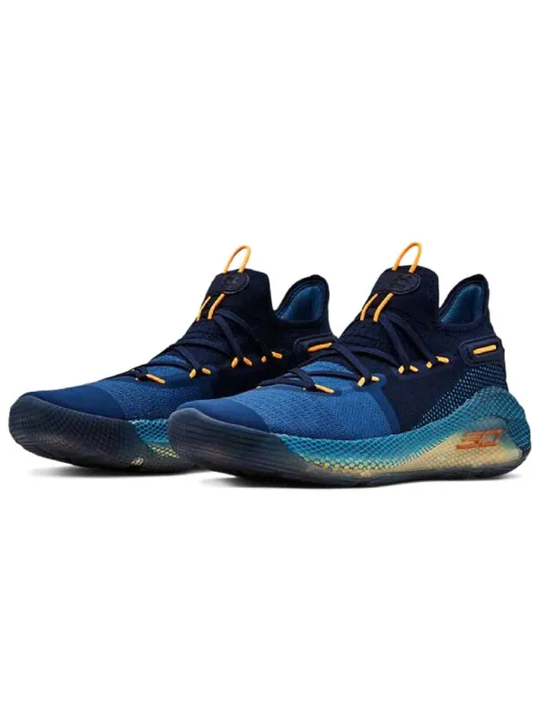 Кроссовки curry 6 'underrated' Under Armour — изображение 3 из 4, синий
