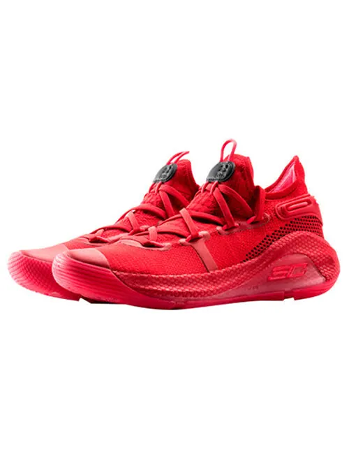 Кроссовки curry 6 'heart of the town' Under Armour — изображение 3 из 4, красный