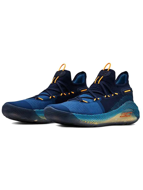 Кроссовки curry 6 'underrated' Under Armour — изображение 3 из 4, синий
