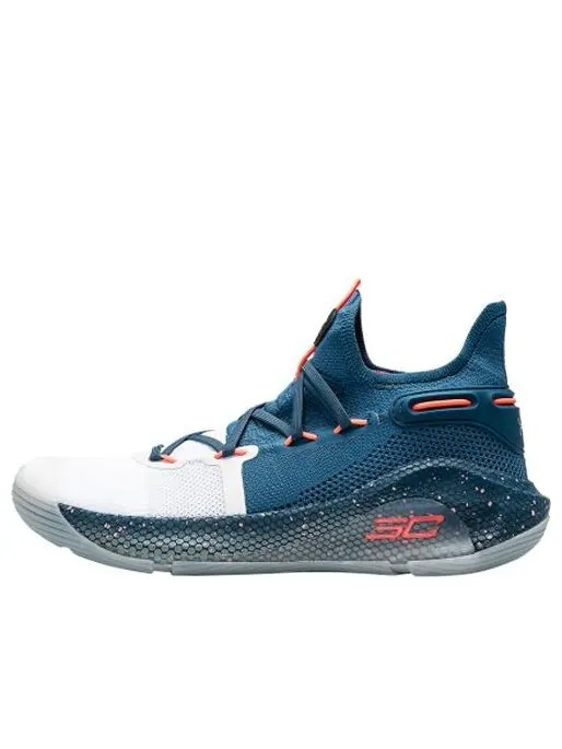 Кроссовки curry 6 'splash party' Under Armour — изображение 1 из 4, синий