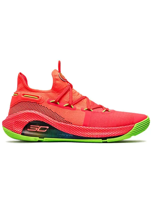 Кроссовки curry 6 'roaracle' Under Armour — изображение 2 из 4, красный