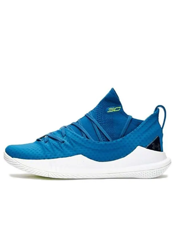 Кроссовки curry 5 'blue' Under Armour — изображение 1 из 4, синий