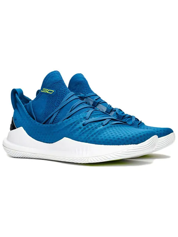 Кроссовки curry 5 'blue' Under Armour — изображение 2 из 4, синий