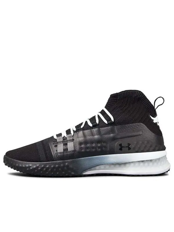 Кроссовки the rock delta 'black white' Under Armour — изображение 1 из 4, белый/черный