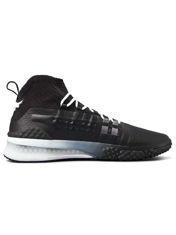 Кроссовки the rock delta 'black white' Under Armour — изображение 2 из 4, белый/черный
