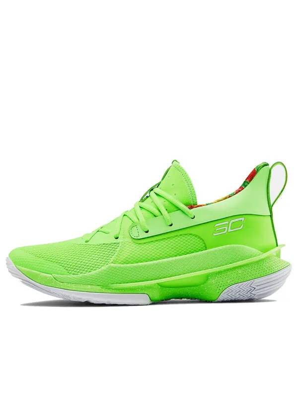 Кроссовки sour patch kids x curry 7 'lime' Under Armour — изображение 1 из 4, зеленый