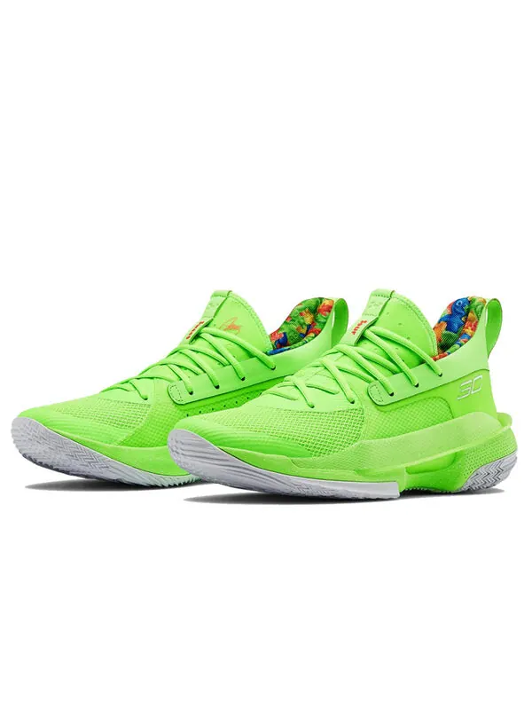 Кроссовки sour patch kids x curry 7 'lime' Under Armour — изображение 3 из 4, зеленый
