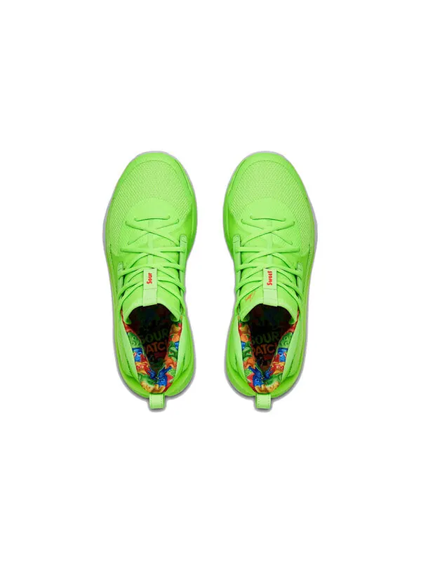 Кроссовки sour patch kids x curry 7 'lime' Under Armour — изображение 4 из 4, зеленый
