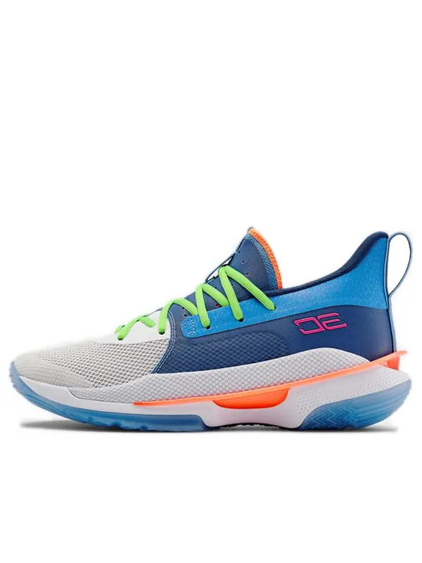 Кроссовки curry 7 'super soaker' Under Armour — изображение 1 из 4, синий