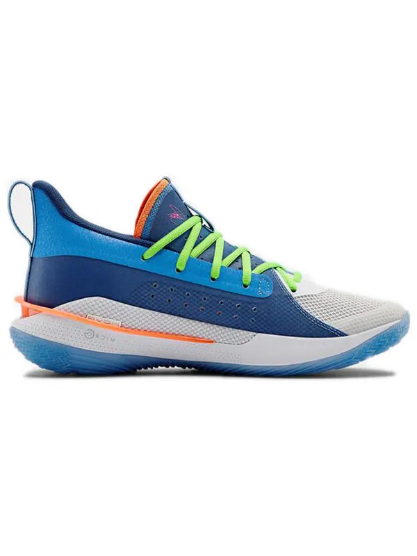 Кроссовки curry 7 'super soaker' Under Armour — изображение 2 из 4, синий