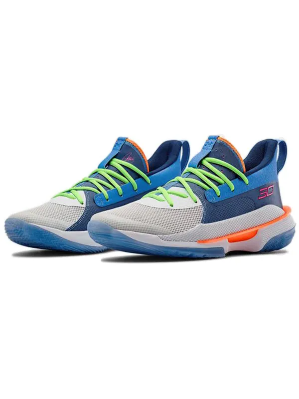 Кроссовки curry 7 'super soaker' Under Armour — изображение 3 из 4, синий
