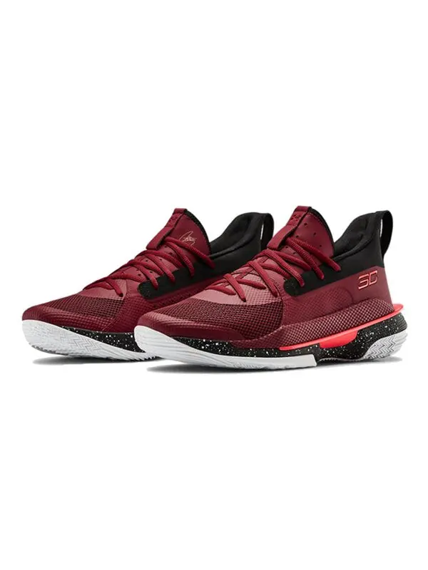 Кроссовки curry 7 'underrated tour' Under Armour — изображение 4 из 4, красный