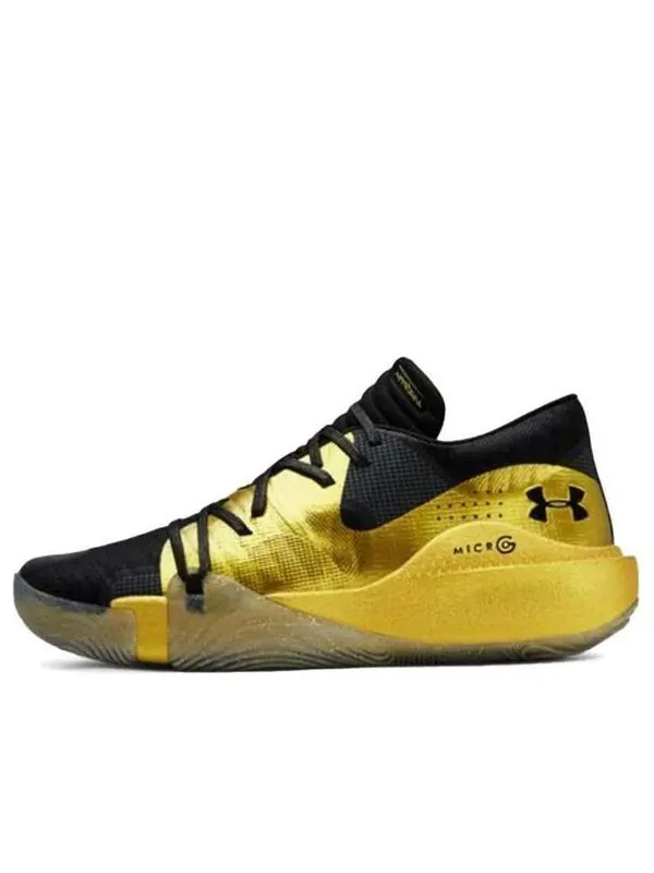 Кроссовки anatomix spawn low 'metallic gold' Under Armour — изображение 1 из 4, черный/золотистый