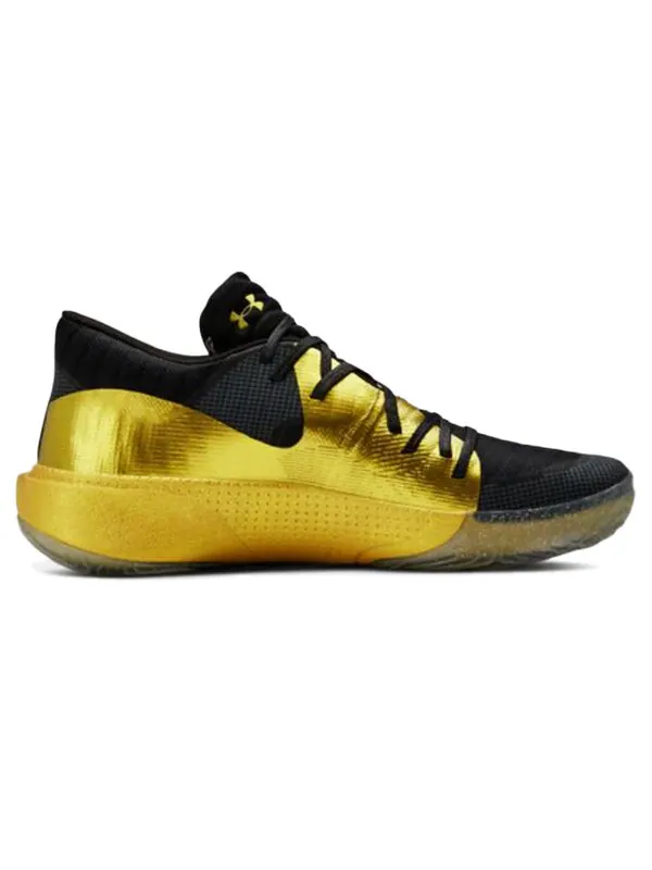 Кроссовки anatomix spawn low 'metallic gold' Under Armour — изображение 2 из 4, черный/золотистый