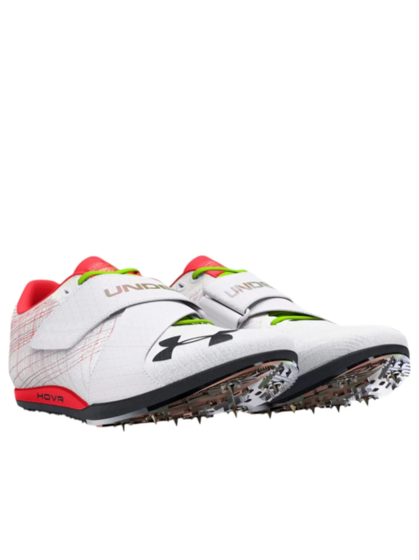 Кроссовки Under Armour HOVR Skyline Triple Jump 'White Racer Red' — изображение 2 из 5, белый/красный/черный