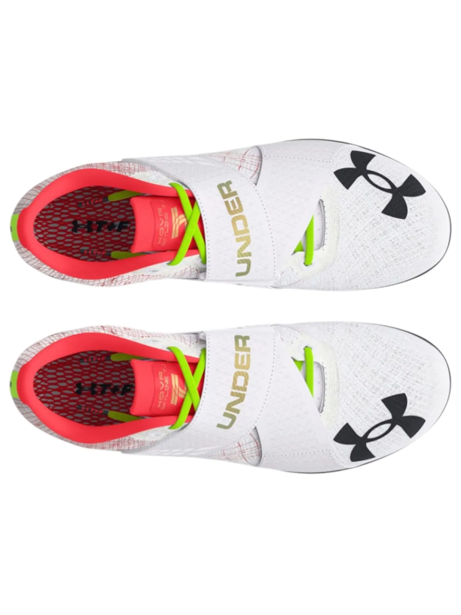 Кроссовки Under Armour HOVR Skyline Triple Jump 'White Racer Red' — изображение 3 из 5, белый/красный/черный