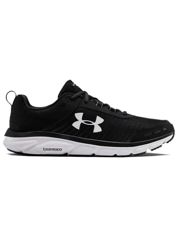 Кроссовки charged assert 8 'black white' Under Armour — изображение 2 из 4, черный