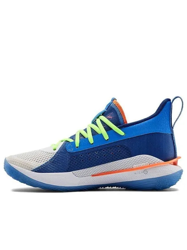 Кроссовки curry 7 big 'super soaker' Under Armour — изображение 1 из 4, синий