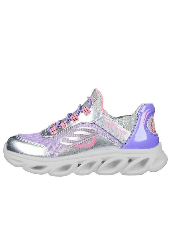 Кроссовки flex glide 'silver pink purple' Skechers — изображение 1 из 4