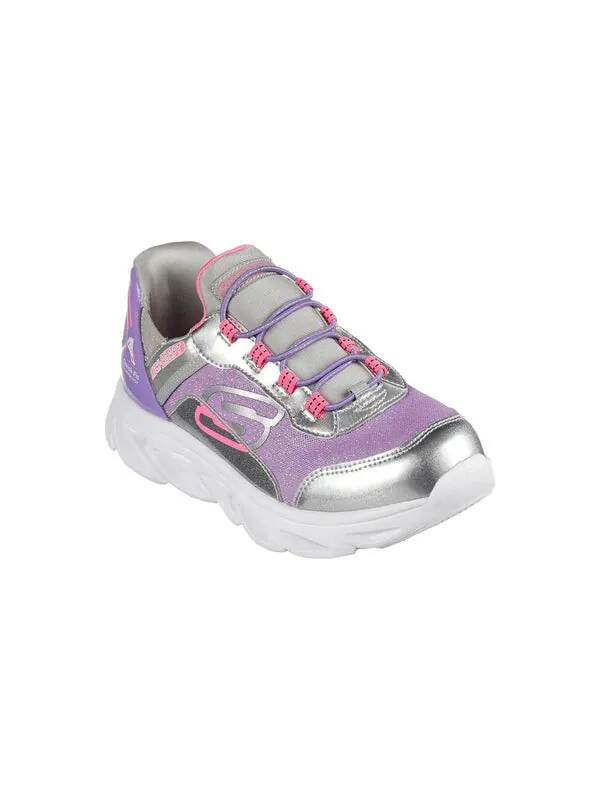 Кроссовки flex glide 'silver pink purple' Skechers — изображение 3 из 4