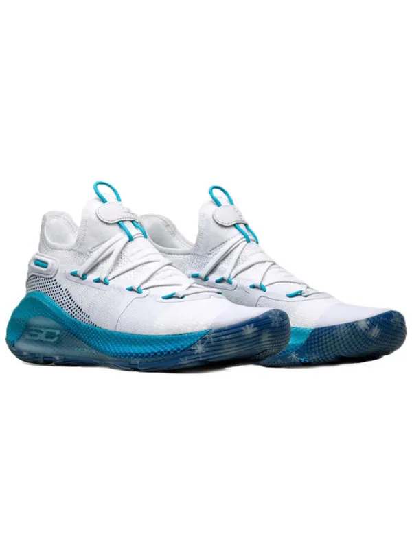 Кроссовки curry 6 'christmas in the town' Under Armour — изображение 2 из 4, белый