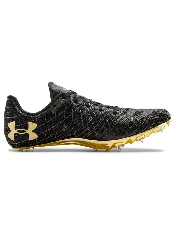 Кроссовки sprint pro 3 'black gold' Under Armour — изображение 2 из 4, черный/золотистый