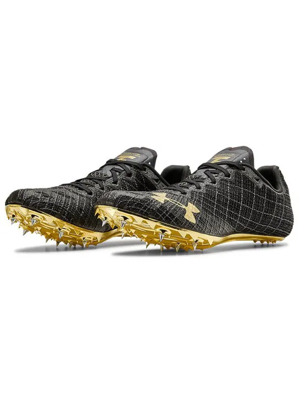 Кроссовки sprint pro 3 'black gold' Under Armour — изображение 3 из 4, черный/золотистый