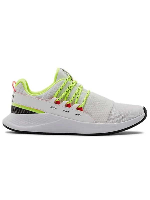 Кроссовки charged breathe lace running shoes white/green Under Armour — изображение 3 из 4, белый/зеленый