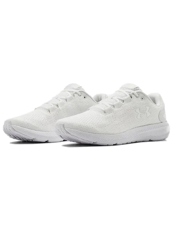 Кроссовки charged pursuit 2 'triple white' Under Armour — изображение 3 из 4, белый