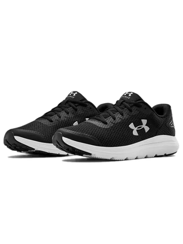 Кроссовки surge 2 'black white' Under Armour — изображение 3 из 4, черный