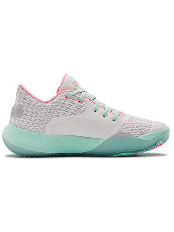 Кроссовки anatomix spawn 2 'white pink' Under Armour — изображение 2 из 4, белый/розовый/зеленый