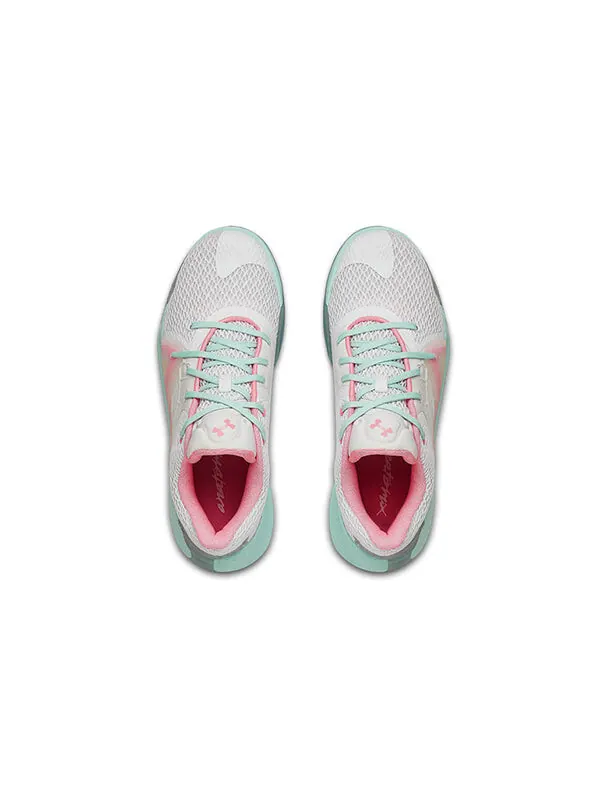 Кроссовки anatomix spawn 2 'white pink' Under Armour — изображение 4 из 4, белый/розовый/зеленый
