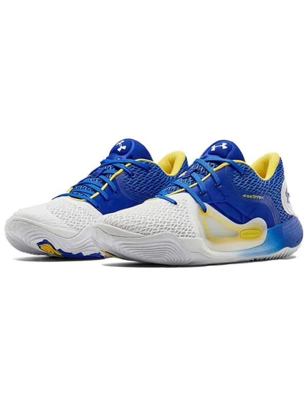 Кроссовки anatomix spawn 2 'warriors' Under Armour — изображение 3 из 4, белый/синий/желтый