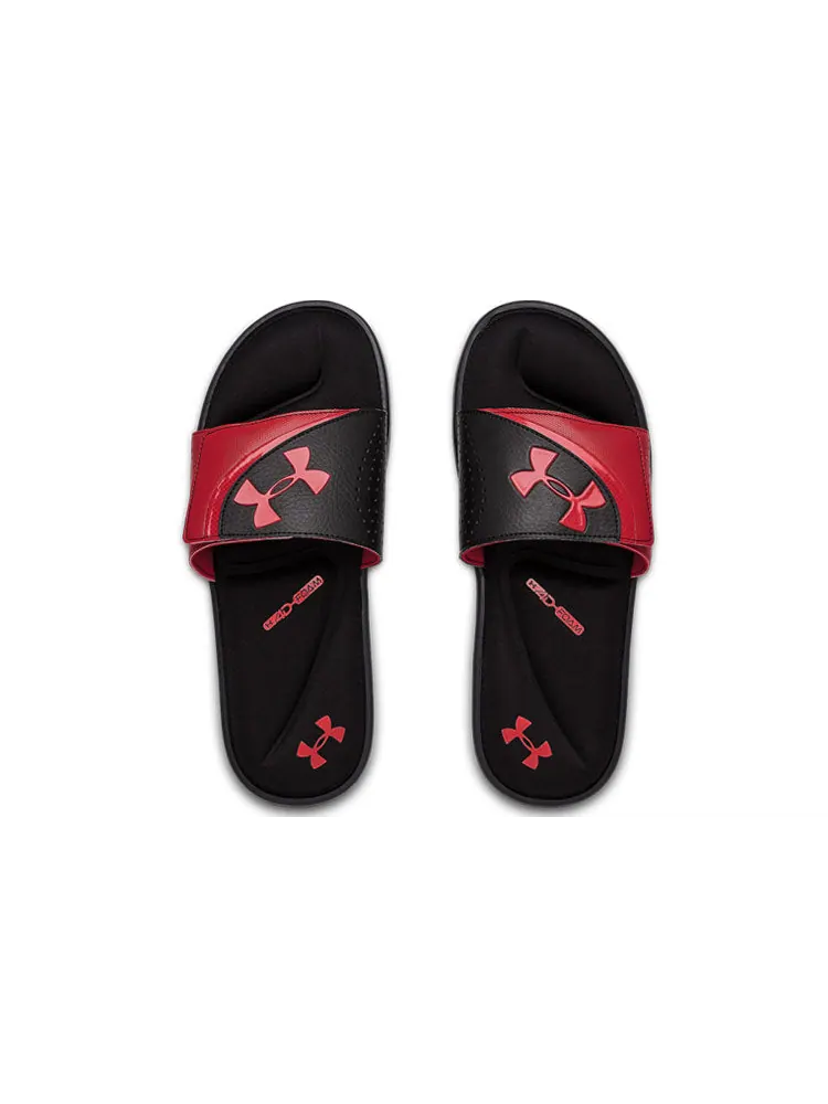 Шлепанцы Under Armour Ignite 6 Slides 'White Black' — изображение 4 из 5, красный