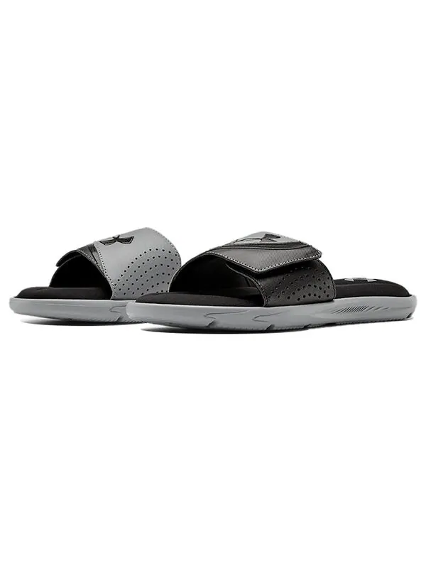 Тапочки ignite vi slide 'black steel' Under Armour — изображение 4 из 4, черный