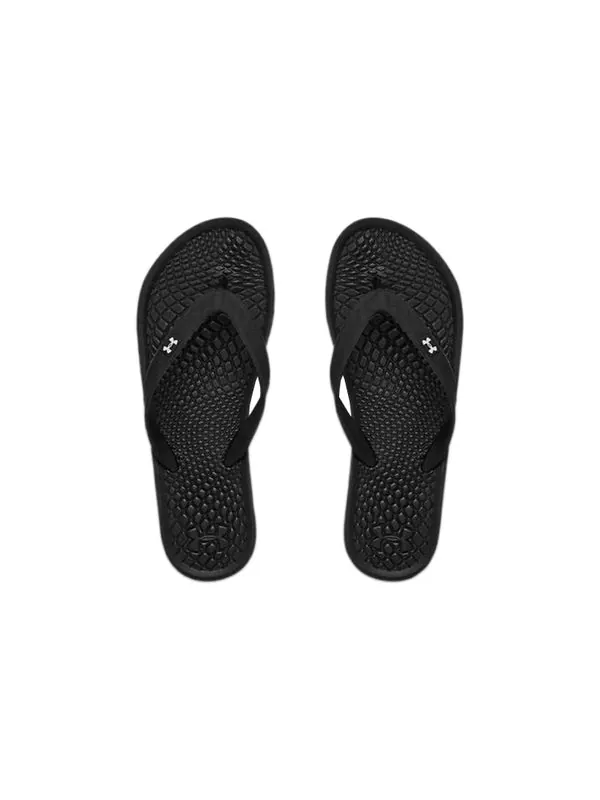 Тапочки atlantic dun sandal 'black mod grey' Under Armour — изображение 4 из 4, черный
