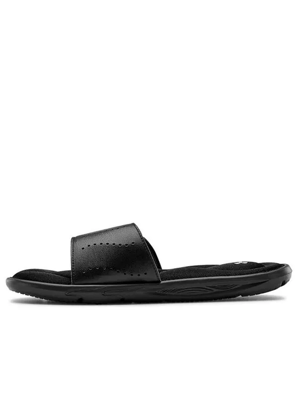 Тапочки ignite 9 slide 'black' Under Armour