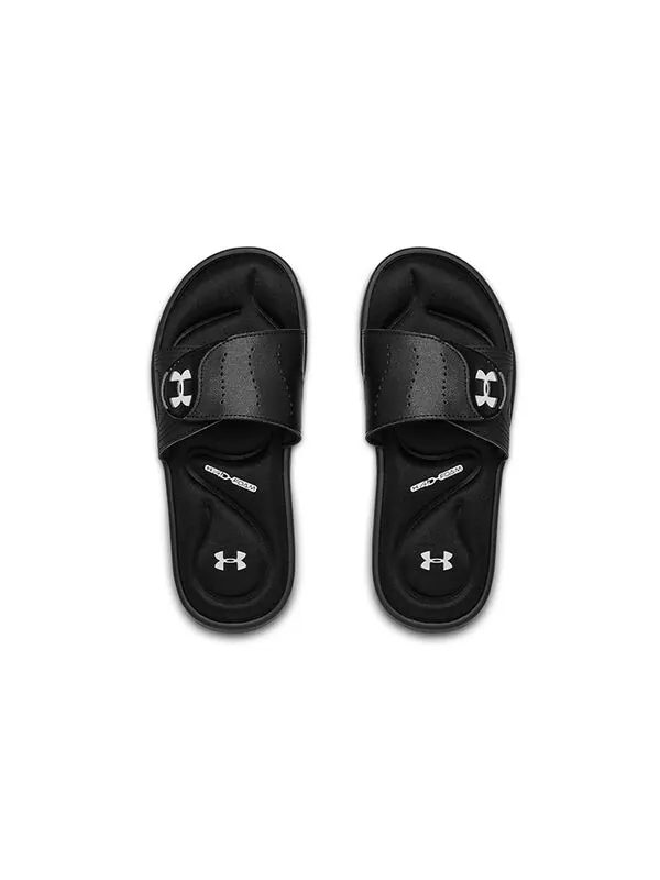Тапочки ignite 9 slide 'black' Under Armour — изображение 4 из 4, черный