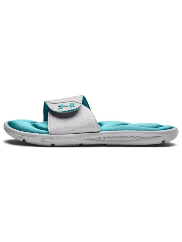 Тапочки ignite 9 slide 'halo grey cosmos' Under Armour — изображение 2 из 4, серый