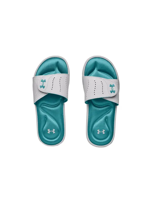 Тапочки ignite 9 slide 'halo grey cosmos' Under Armour — изображение 4 из 4, серый