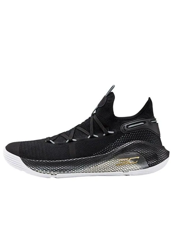 Кроссовки curry 6 team 'black gold metallic' Under Armour — изображение 1 из 4, черный