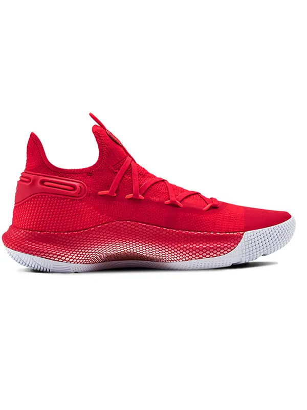 Кроссовки curry 6 team 'red' Under Armour — изображение 2 из 4, красный