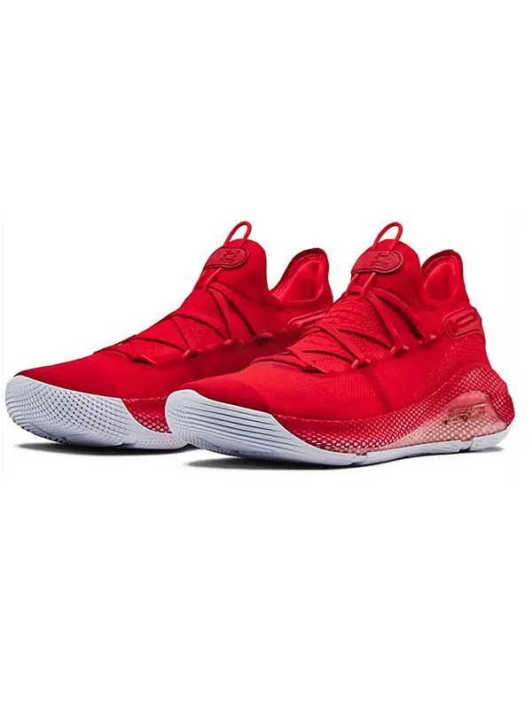 Кроссовки curry 6 team 'red' Under Armour — изображение 3 из 4, красный