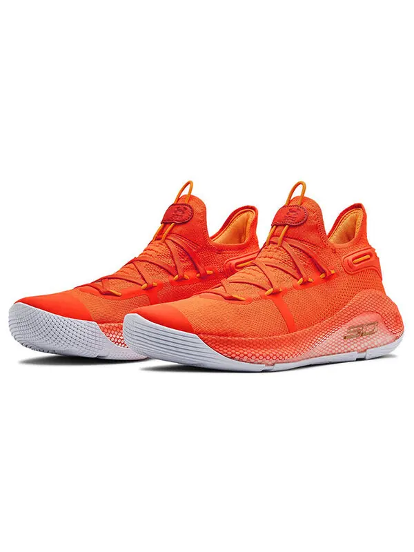 Кроссовки curry 6 team 'team orange' Under Armour — изображение 3 из 4, оранжевый