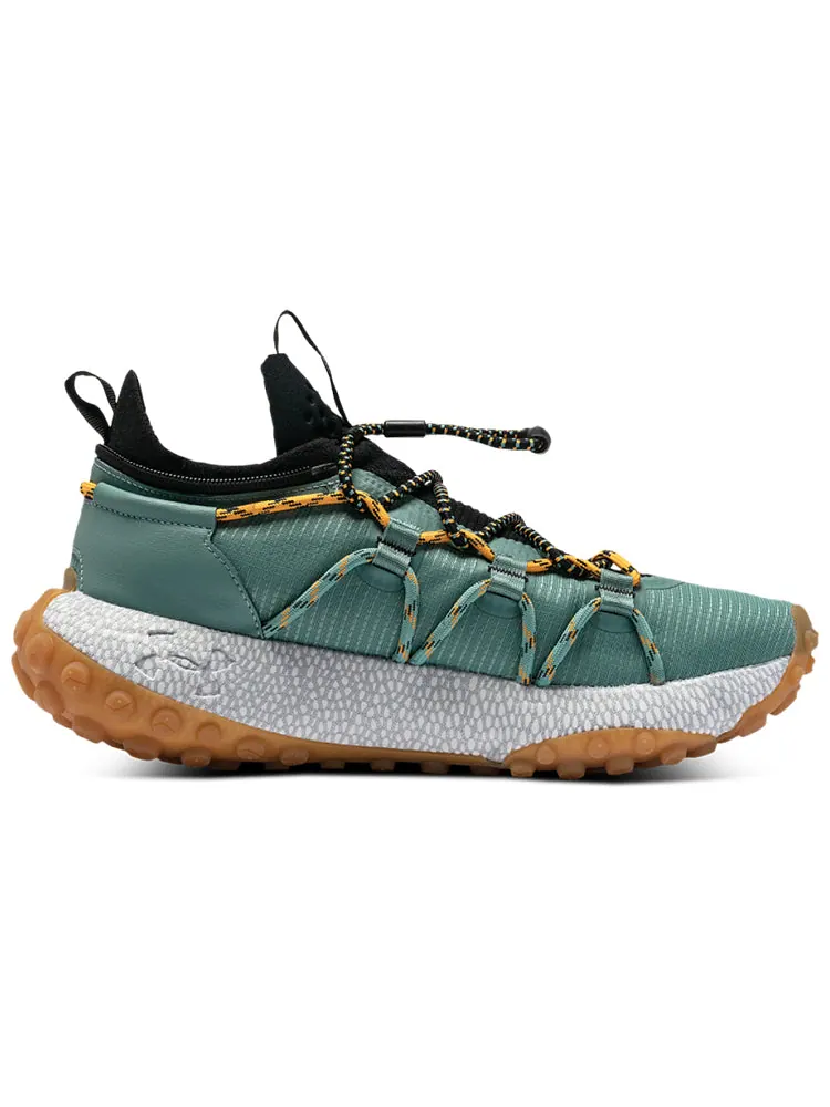 Беговые кроссовки Under Armour HOVR Summit Fat Tire Cuff 'Retro Teal Black' — изображение 2 из 6, бирюзовый