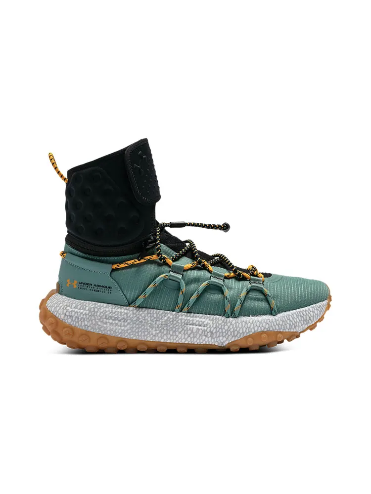 Беговые кроссовки Under Armour HOVR Summit Fat Tire Cuff 'Retro Teal Black' — изображение 3 из 6, бирюзовый