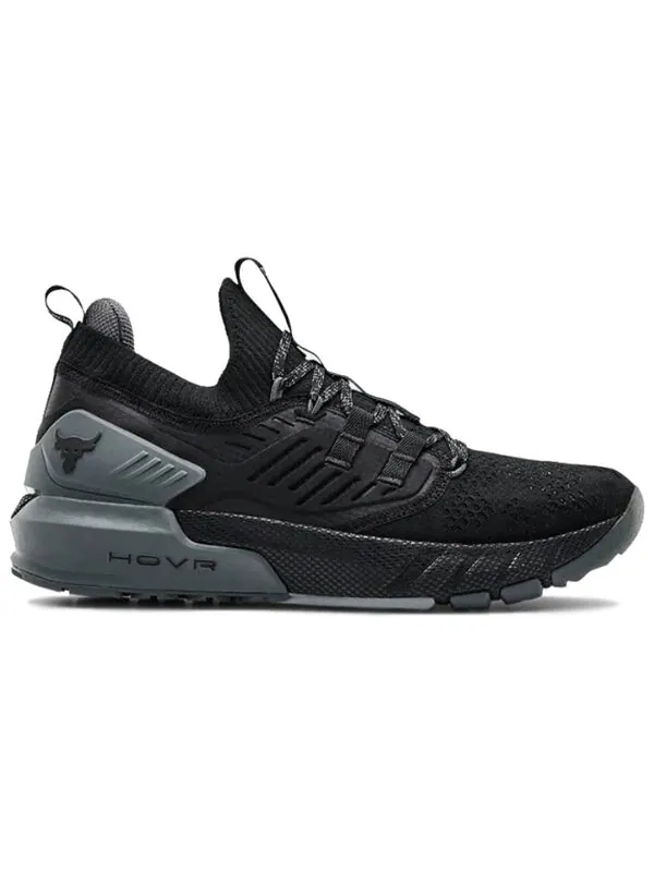 Кроссовки project rock 3 'black pitch grey' Under Armour — изображение 2 из 4, черный