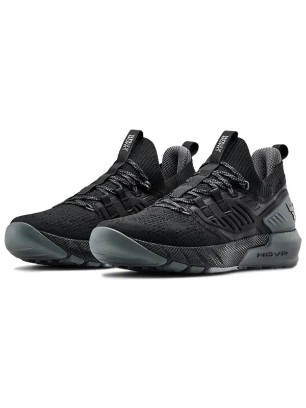 Кроссовки project rock 3 'black pitch grey' Under Armour — изображение 3 из 4, черный