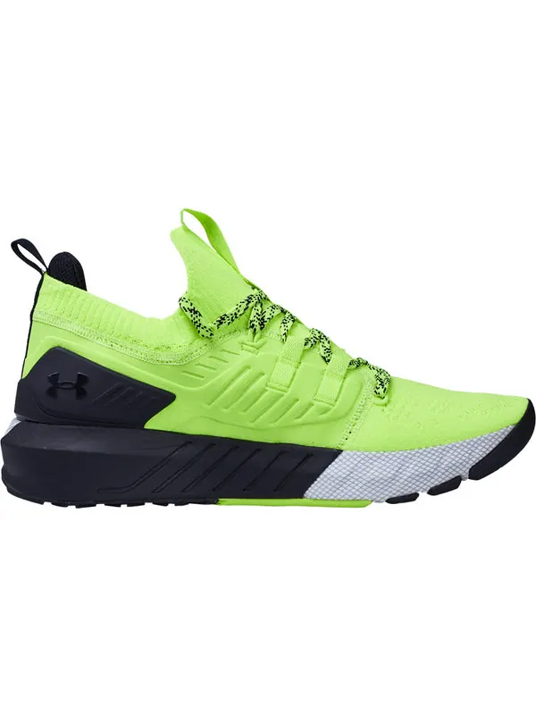 Кроссовки project rock 3 'high-vis yellow black' Under Armour — изображение 2 из 4, желтый/черный